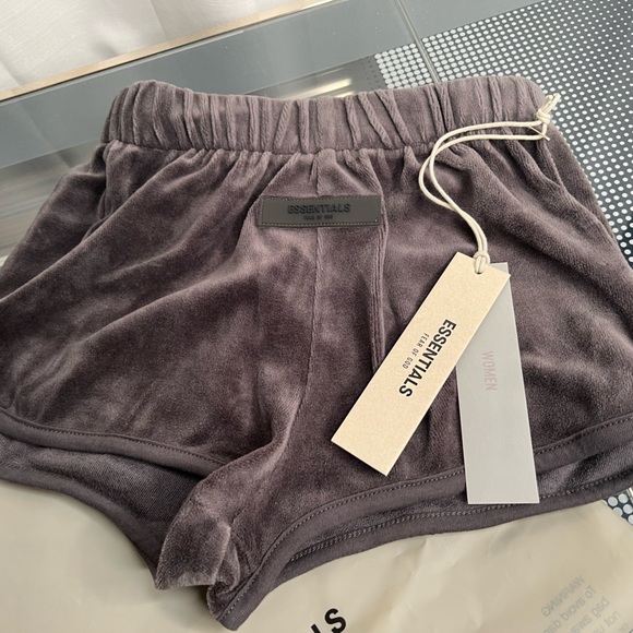Essentials Velour Short - Picture 3 of 5